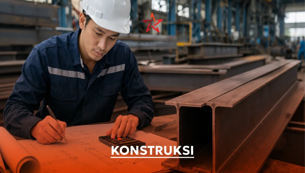 Pelajari rumus berat besi H Beam, cara menghitung, contoh perhitungan, serta tabel berat H Beam untuk membantu menentukan kebutuhan.
