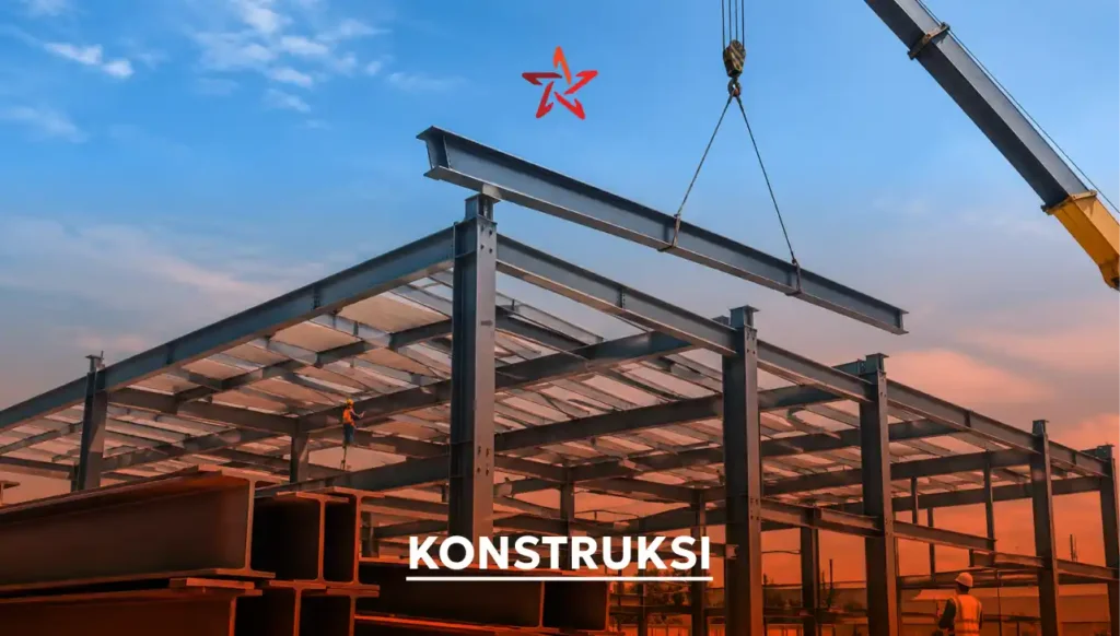 Kenali 5 alasan baja struktural banyak digunakan dalam konstruksi, mulai dari kekuatan, fleksibilitas desain, hingga efisiensi proyek.
