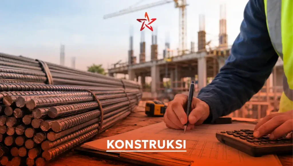 Kenali pentingnya berat besi beton dalam perhitungan struktur, lengkap dengan rumus, tabel, ukuran, dan pengaruhnya terhadap kebutuhan.