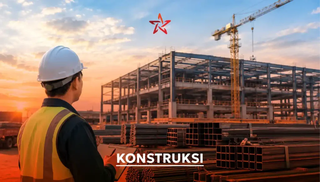 Kenali jenis besi bangunan yang umum digunakan dalam konstruksi, mulai dari besi beton, wiremesh, hollow, kanal C, hingga baja profil.