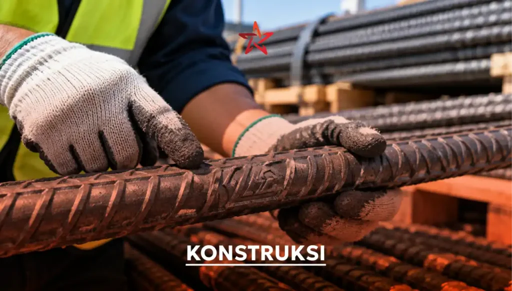 Pelajari cara cek marking besi beton untuk mengenali mutu, produsen, dan identitas material sebelum digunakan dalam proyek konstruksi.