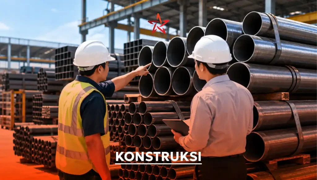 Cari supplier steel pipe Jakarta? Kenali jenis pipa baja, pilihan ukuran, ketebalan, standar material, dan tips memilih supplier.
