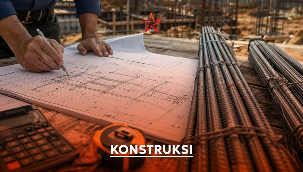 Pelajari langkah menghitung kebutuhan besi agar pembelian material lebih tepat dan anggaran proyek tetap terkendali. Simak ulasannya disini!